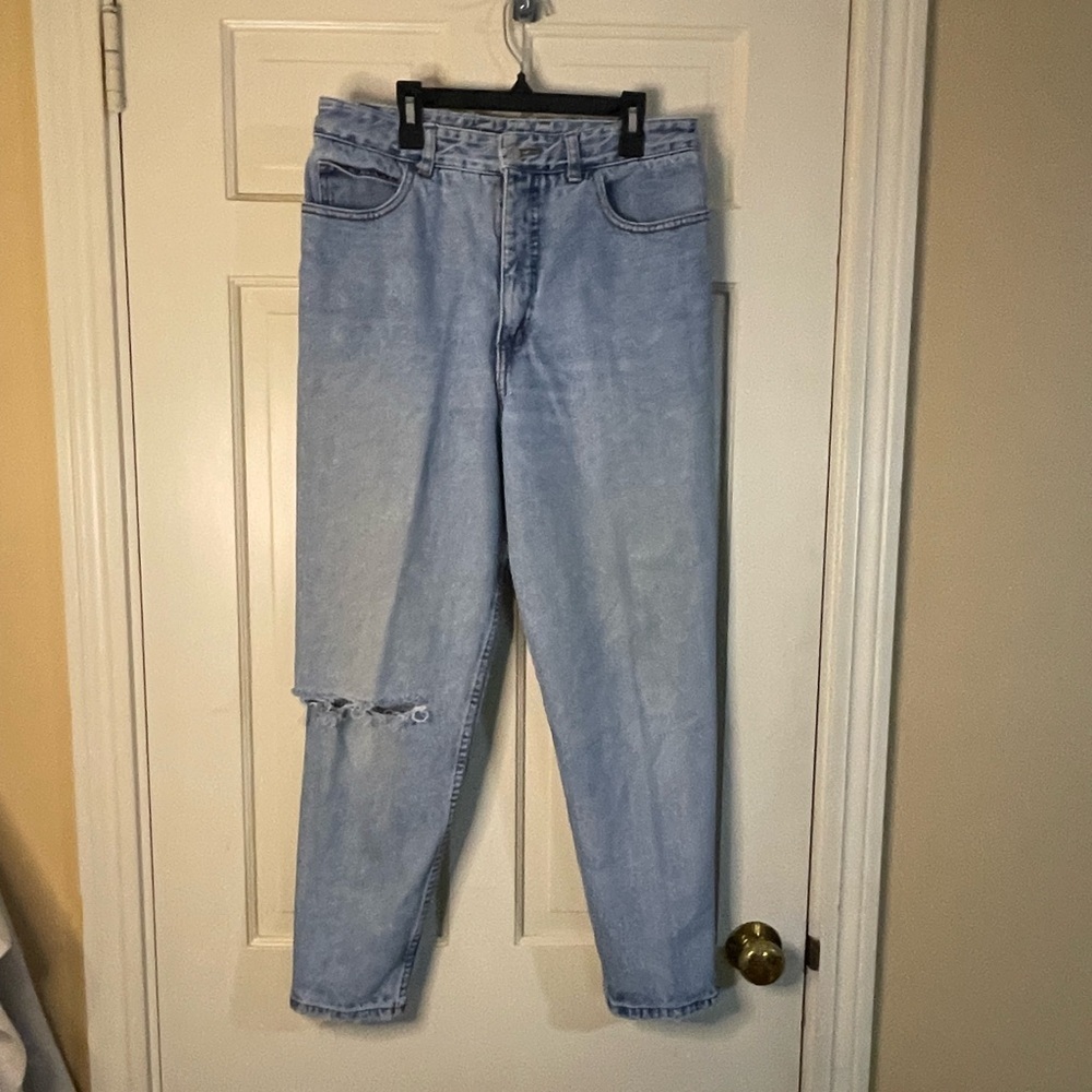 Women’s VTG Guess Georges Marciano High Rise Jeans 32 Tapered Zip Ankle Denim